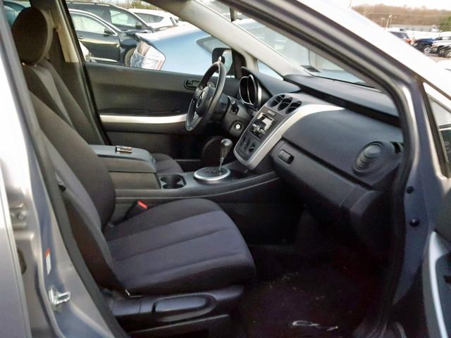 JM3ER29L780211445 - 2008 MAZDA CX-7 SILVER photo 5