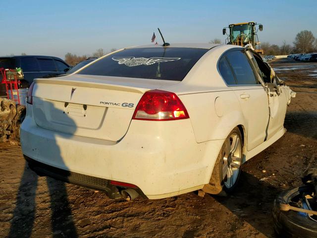 6G2ER57789L226348 - 2009 PONTIAC G8 WHITE photo 4