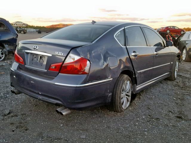 JNKAY01F68M655718 - 2008 INFINITI M35 BASE GRAY photo 4