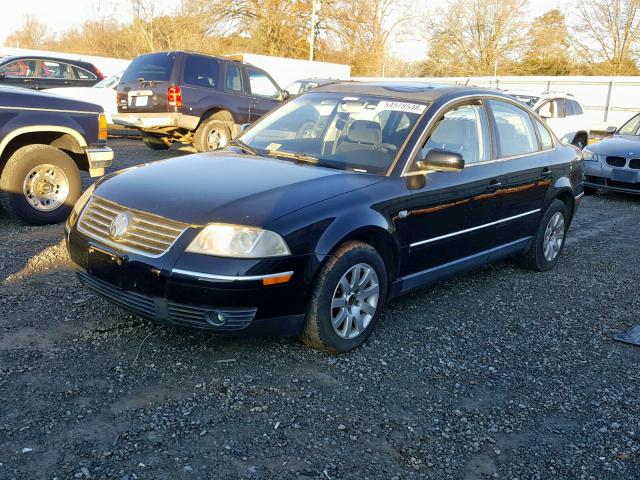 WVWPD63B33E404985 - 2003 VOLKSWAGEN PASSAT GLS BLACK photo 2