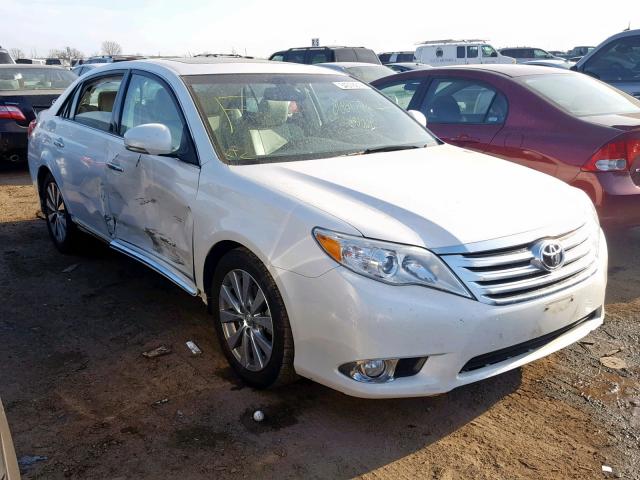 4T1BK3DB7BU416800 - 2011 TOYOTA AVALON BAS WHITE photo 1