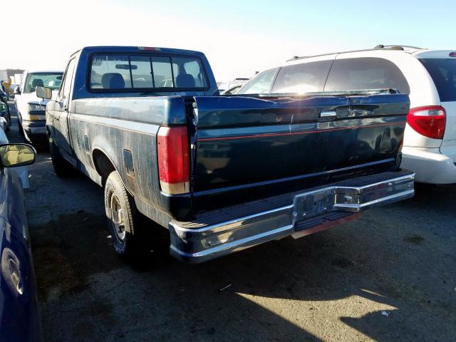 1FTEF15Y7SLA31613 - 1995 FORD F150 BLUE photo 3