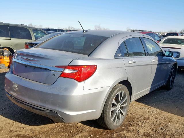 1C3CCBBG6DN700029 - 2013 CHRYSLER 200 TOURIN SILVER photo 4