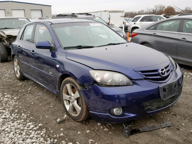 JM1BK343751221895 - 2005 MAZDA 3 HATCHBAC BLUE photo 1