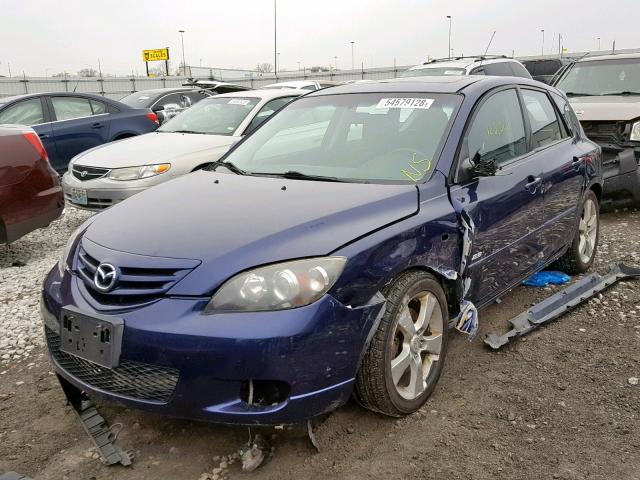 JM1BK343751221895 - 2005 MAZDA 3 HATCHBAC BLUE photo 2