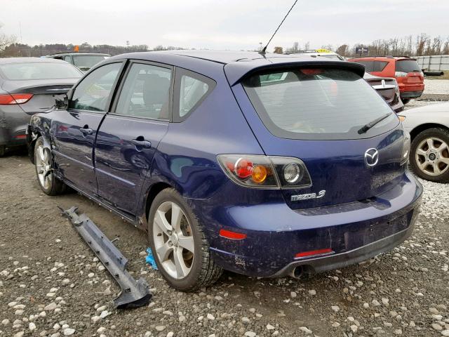 JM1BK343751221895 - 2005 MAZDA 3 HATCHBAC BLUE photo 3