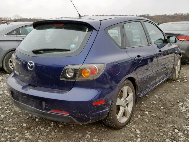 JM1BK343751221895 - 2005 MAZDA 3 HATCHBAC BLUE photo 4