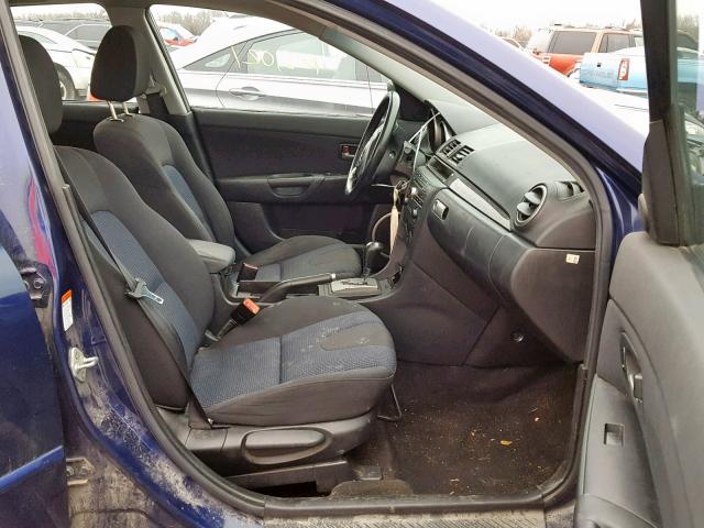 JM1BK343751221895 - 2005 MAZDA 3 HATCHBAC BLUE photo 5