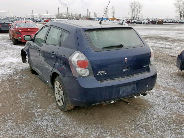 5Y2SL67859Z471858 - 2009 PONTIAC VIBE BLUE photo 3