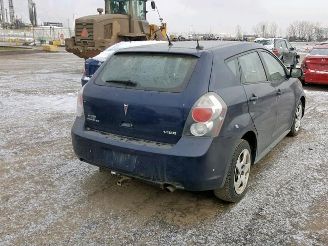 5Y2SL67859Z471858 - 2009 PONTIAC VIBE BLUE photo 4