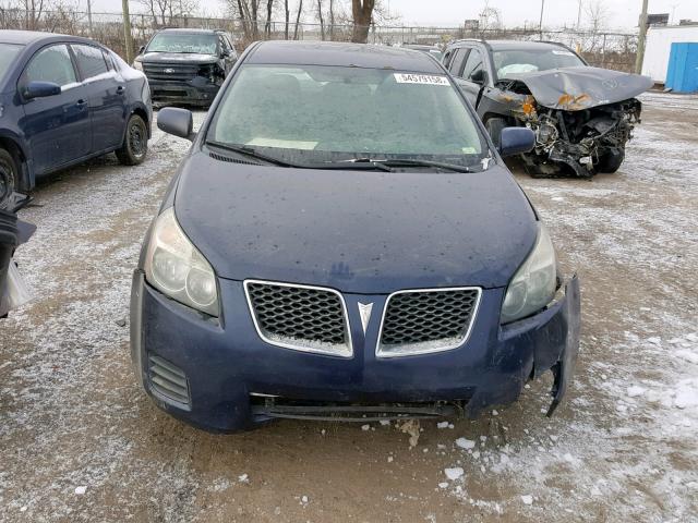 5Y2SL67859Z471858 - 2009 PONTIAC VIBE BLUE photo 9