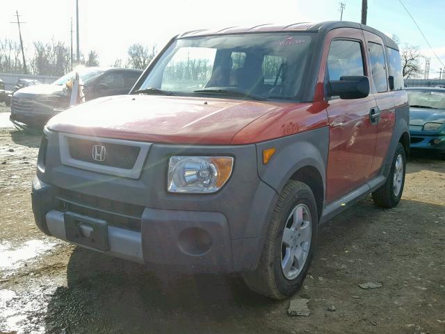 5J6YH28625L006768 - 2005 HONDA ELEMENT EX ORANGE photo 2