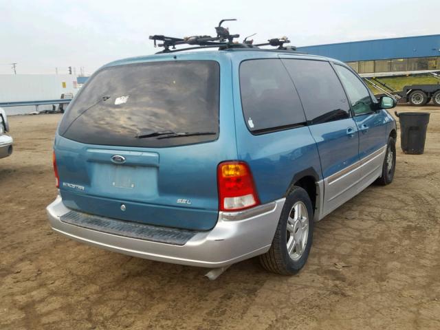 2FMZA53473BA61022 - 2003 FORD WINDSTAR S BLUE photo 4