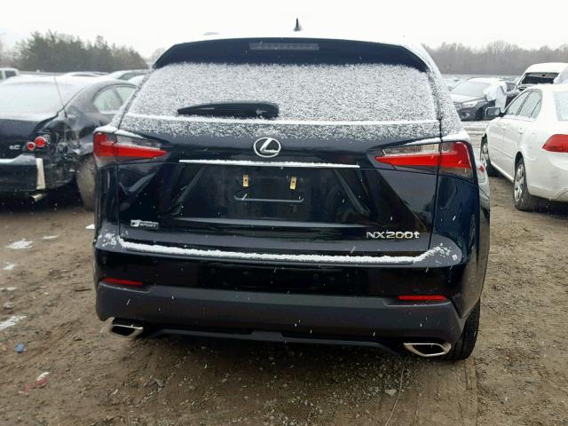 JTJBARBZ2H2096748 - 2017 LEXUS NX 200T BLACK photo 10