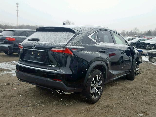 JTJBARBZ2H2096748 - 2017 LEXUS NX 200T BLACK photo 4