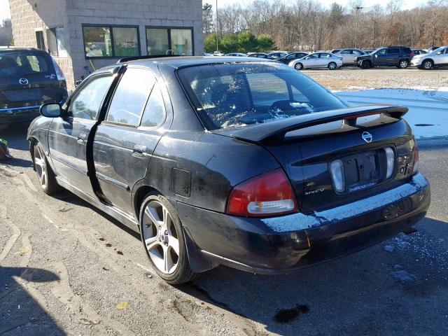 3N1AB51D83L720881 - 2003 NISSAN SENTRA SE- BLACK photo 3