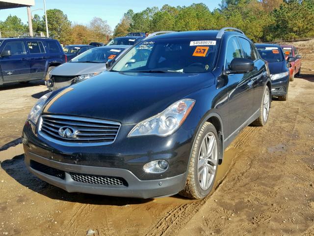 JN1AJ0HR8BM853376 - 2011 INFINITI EX35 BASE BLACK photo 2