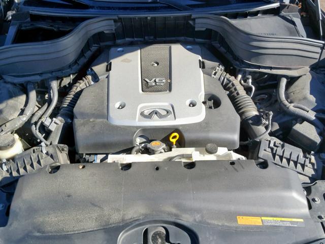 JN1AJ0HR8BM853376 - 2011 INFINITI EX35 BASE BLACK photo 7