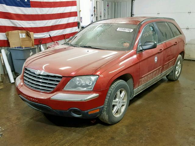 2C4GM68475R503020 - 2005 CHRYSLER PACIFICA T RED photo 2