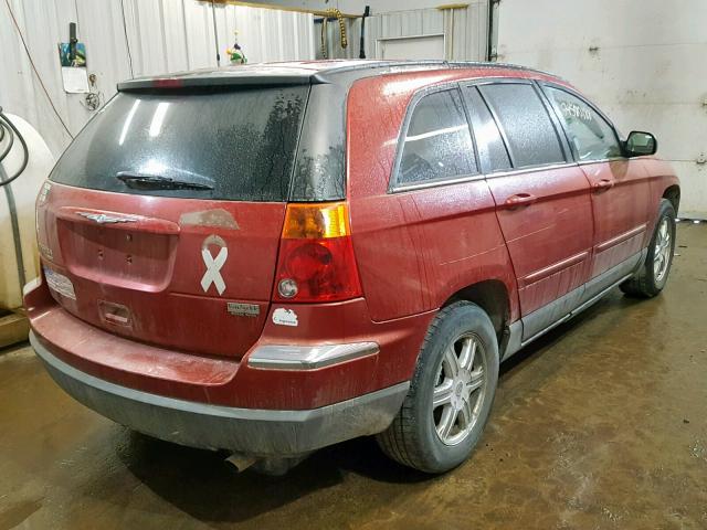 2C4GM68475R503020 - 2005 CHRYSLER PACIFICA T RED photo 4