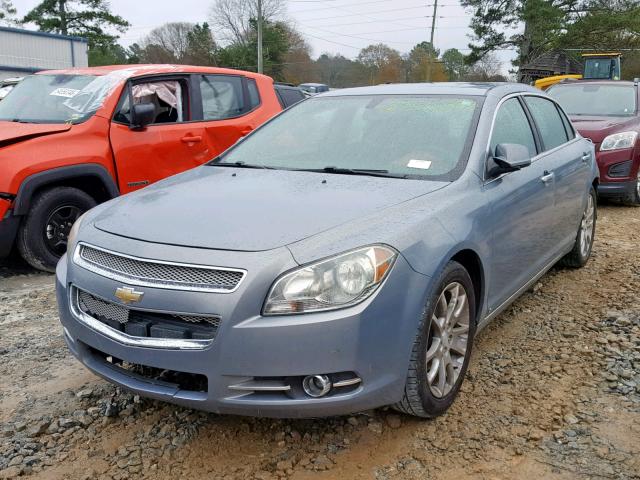 1G1ZK57B89F206837 - 2009 CHEVROLET MALIBU LTZ BLUE photo 2