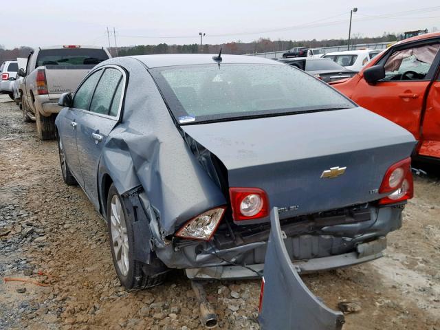 1G1ZK57B89F206837 - 2009 CHEVROLET MALIBU LTZ BLUE photo 3