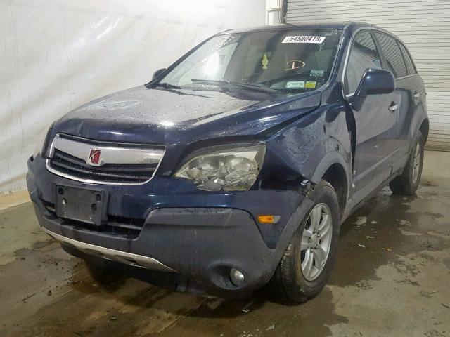 3GSDL43N38S638985 - 2008 SATURN VUE XE BLUE photo 2