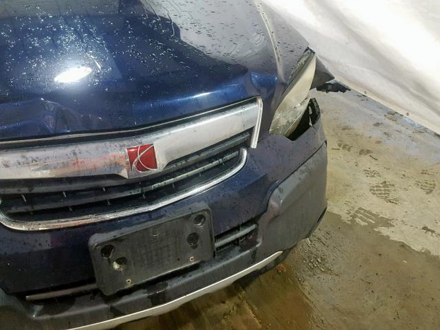 3GSDL43N38S638985 - 2008 SATURN VUE XE BLUE photo 9