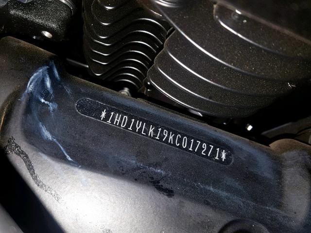 1HD1YLK19KC017271 - 2019 HARLEY-DAVIDSON FXFBS  BLACK photo 10