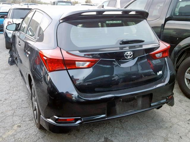 JTNKARJEXJJ557865 - 2018 TOYOTA COROLLA IM BLACK photo 3