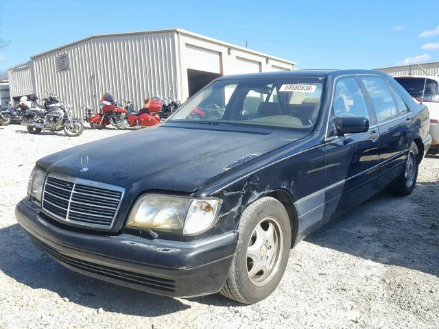 WDBGA43G3VA340545 - 1997 MERCEDES-BENZ S 420 BLACK photo 2