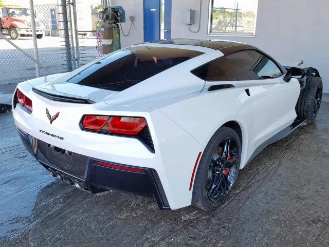 1G1YB2D77G5118505 - 2016 CHEVROLET CORVETTE S WHITE photo 4