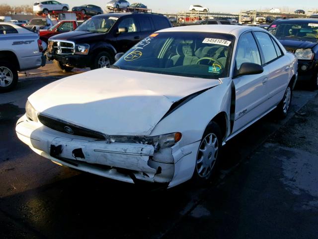 2G4WS52M5X1610620 - 1999 BUICK CENTURY CU WHITE photo 2