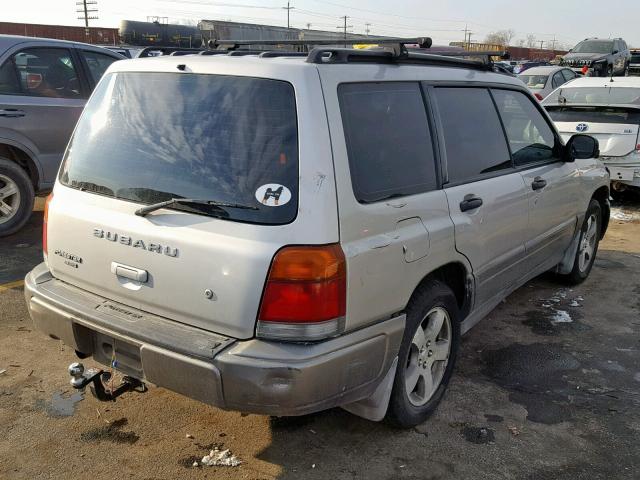 JF1SF6558XH703412 - 1999 SUBARU FORESTER S SILVER photo 4