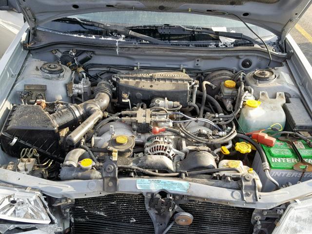 JF1SF6558XH703412 - 1999 SUBARU FORESTER S SILVER photo 7