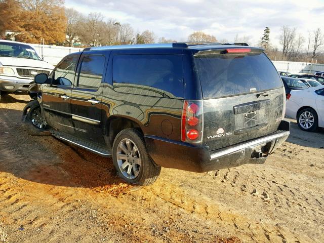 1GKFK66848J144942 - 2008 GMC YUKON XL D BLACK photo 3