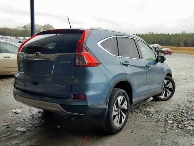 5J6RM4H97GL096038 - 2016 HONDA CR-V TOURI BLUE photo 4