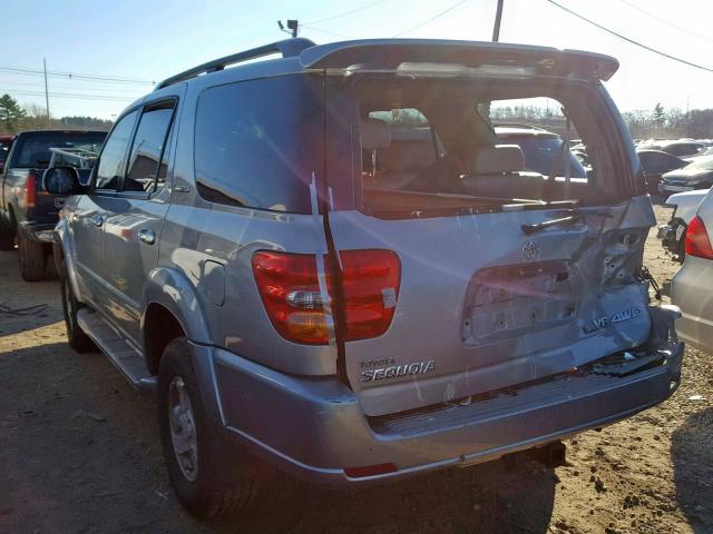 5TDBT48A74S232005 - 2004 TOYOTA SEQUOIA LI SILVER photo 3