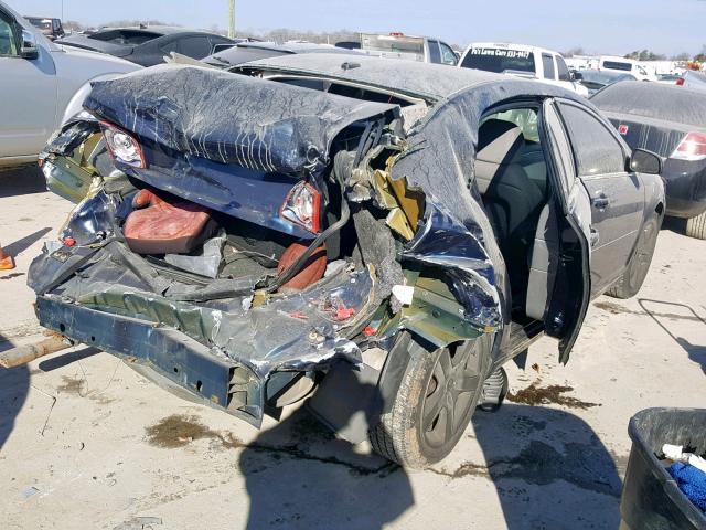 1G1ZC5EB4A4118142 - 2010 CHEVROLET MALIBU 1LT 蓝色 照片 4