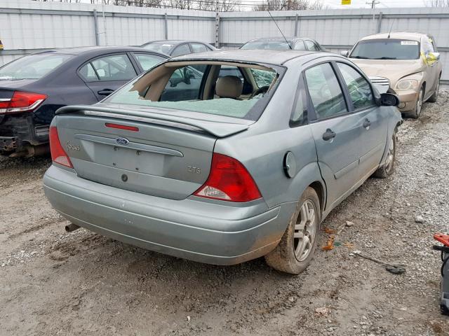 1FAFP38343W105105 - 2003 FORD FOCUS ZTS GREEN photo 4