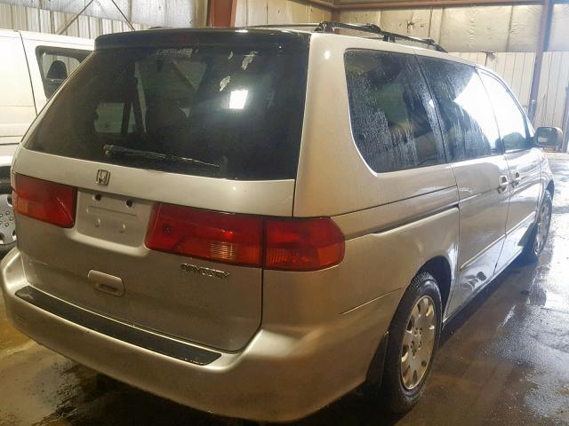 2HKRL18681H505804 - 2001 HONDA ODYSSEY EX SILVER photo 4