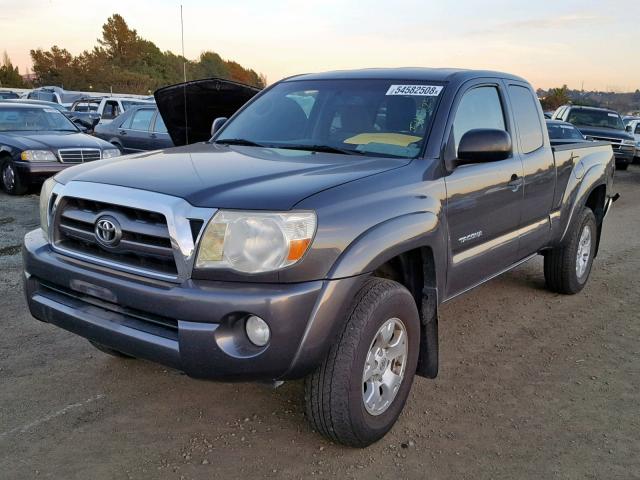 5TETU62N19Z604294 - 2009 TOYOTA TACOMA PRE GRAY photo 2