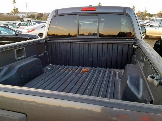 5TETU62N19Z604294 - 2009 TOYOTA TACOMA PRE GRAY photo 6