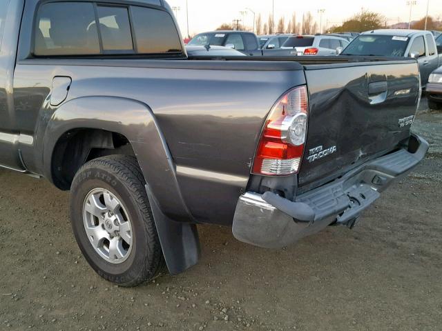 5TETU62N19Z604294 - 2009 TOYOTA TACOMA PRE GRAY photo 9