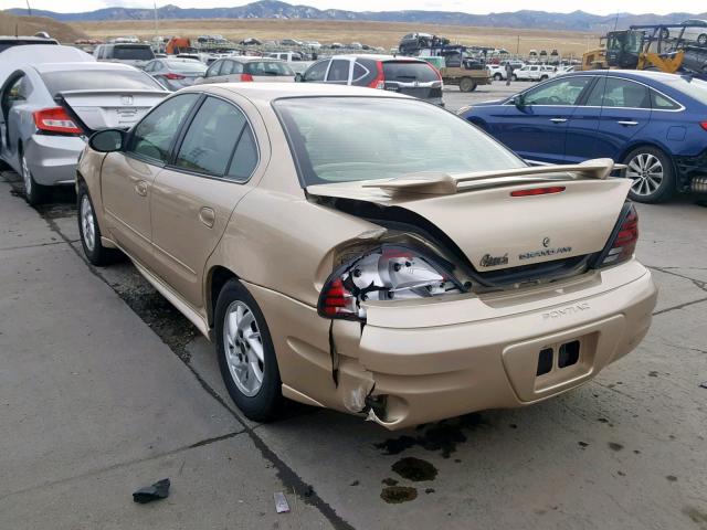 1G2NF52E44M550945 - 2004 PONTIAC GRAND AM GOLD photo 3