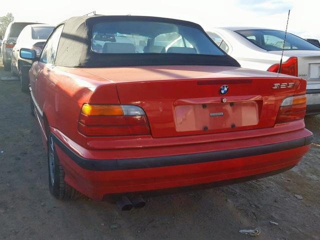 WBABJ7324WEA16404 - 1998 BMW 323 IC RED photo 3