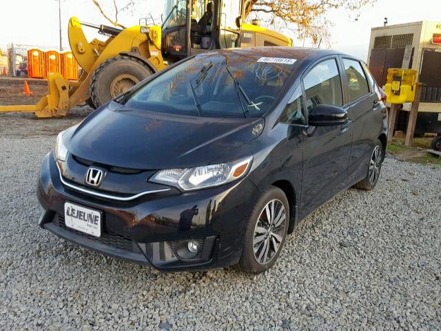 JHMGK5H78GX042357 - 2016 HONDA FIT EX BLACK photo 2