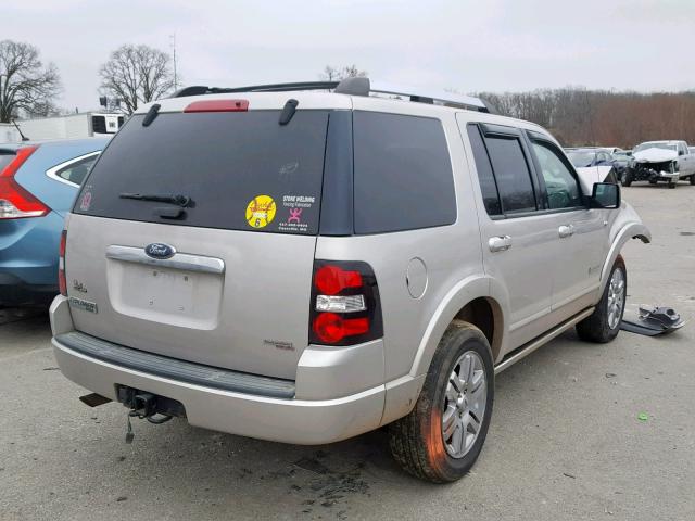 1FMEU75887UA94466 - 2007 FORD EXPLORER L SILVER photo 4