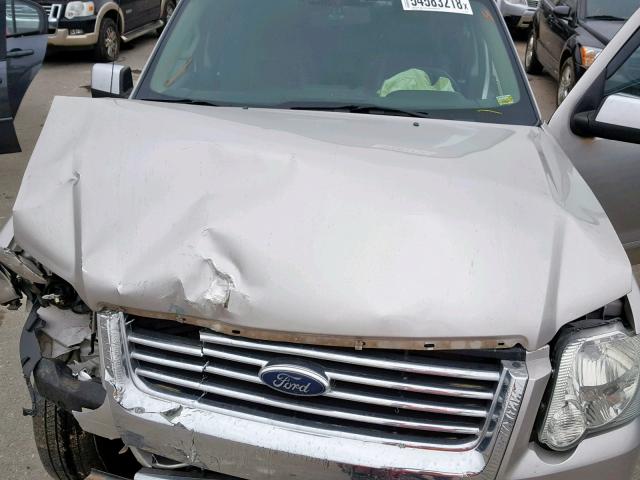 1FMEU75887UA94466 - 2007 FORD EXPLORER L SILVER photo 7