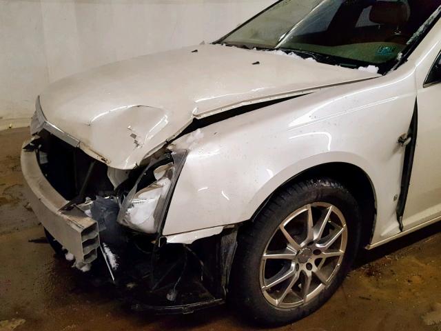 1G6DW677670117858 - 2007 CADILLAC STS WHITE photo 9